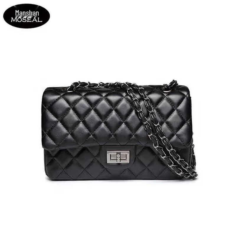 Manshan Quilted Chain Shoulder Crossbody Bag 1