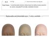 Realistic Silicone Mannequin Head for Eyelash Extension Practice with Removable Eyelids