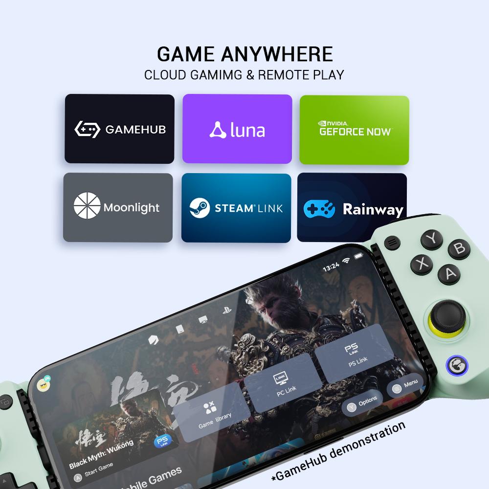Controller per Giochi Mobili GameSir X5 Lite per Android 16/15 - Design Leggero, Effetto Hall, Senza Drift, Personalizzazione tramite App