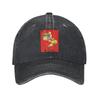 El Toxico - El Chavo Del Ocho  Washed Denim Cap Casual Baseball Caps Adjustable Hat Summer Unisex Baseball Hats