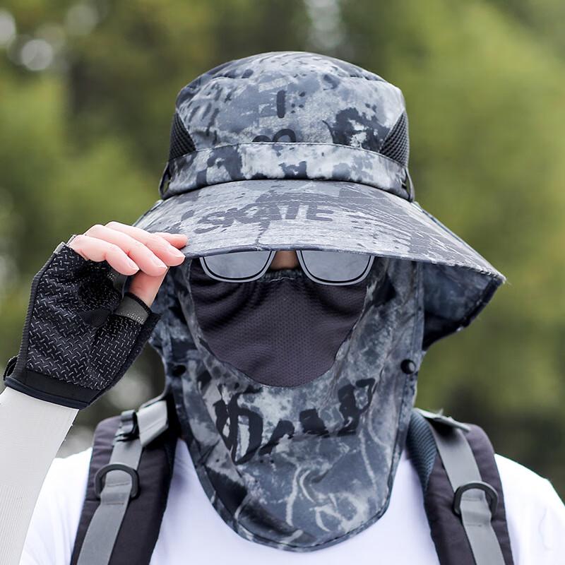 Xueluoduo Camouflage Travel Sun Hat