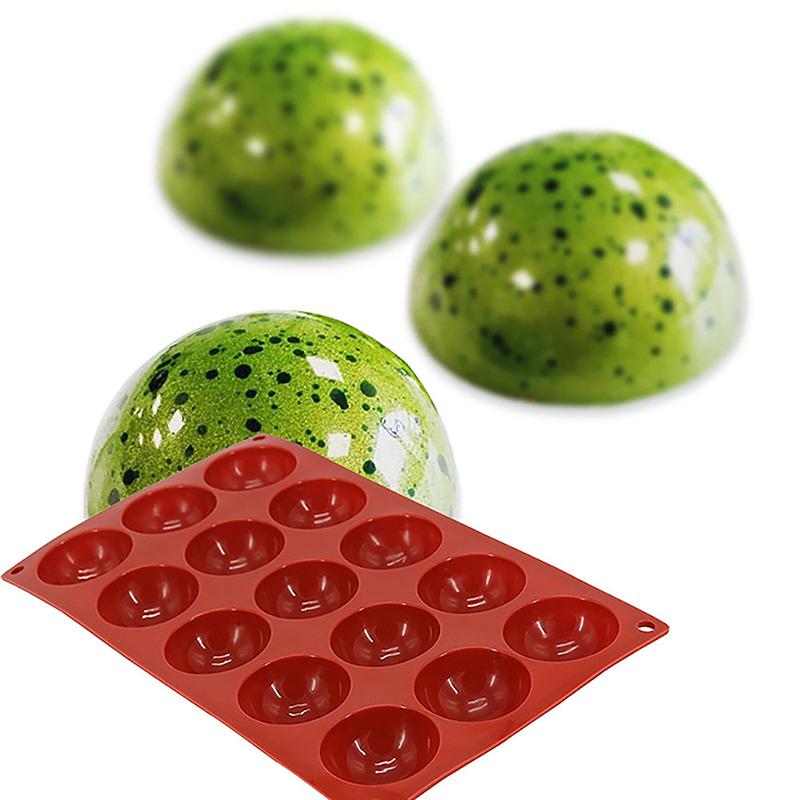 1PC Ball Round Half Sphere Silicone Molds For DIY Baking Pudding Mousse Chocolate Cake Mold Handmade Kitchen Accessories Tool