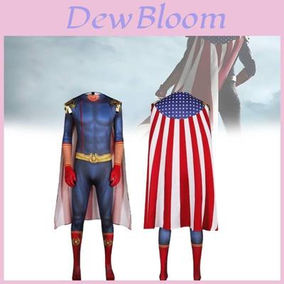 Blue Homelander Cosplay Costume For The Boys Featuring Comfortable Fabric Design