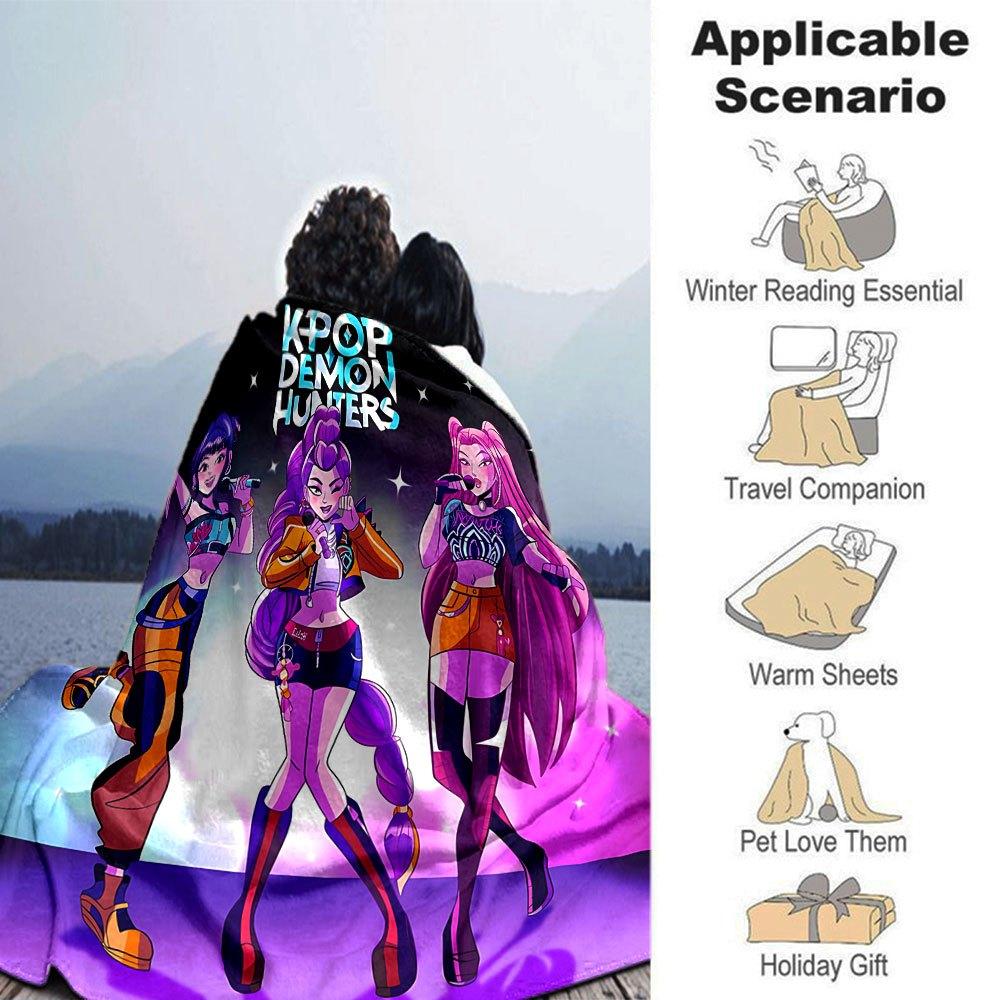 1 Stück Hunter x (8) Weiche Warme Decke für Zuhause, Büro, Reisen, Ganzjahres-Gemütlichkeit, Bettwäsche-Geschenk, Büro-Gemütlichkeits-AccessoireB08