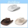 Traditional Ethnic Style Wool Felt Hat With Wide Brim For Stage Performances And Festivals