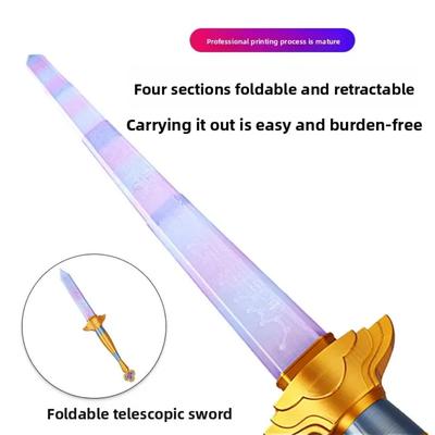 HOT Cosplay Long Sword Devil Cartoon Roleplay Knife Props Halloween Carnival Party Disguise Costume Accessories