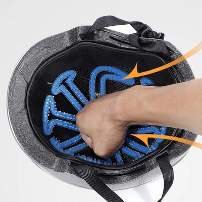 2 Stück Flexibles Helm-Innenpolster aus Silikon Belüftend Anti-Verformung Helm-Innenpolster Polsterung Motorrad Fahrrad Helm Zubehör