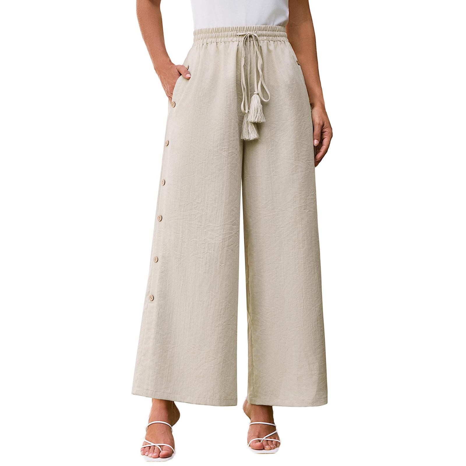 

Женские зимние спортивные штаны, однотонные повседневные брюки, женские флисовые спортивные штаны, широкие прямые брюки L белый