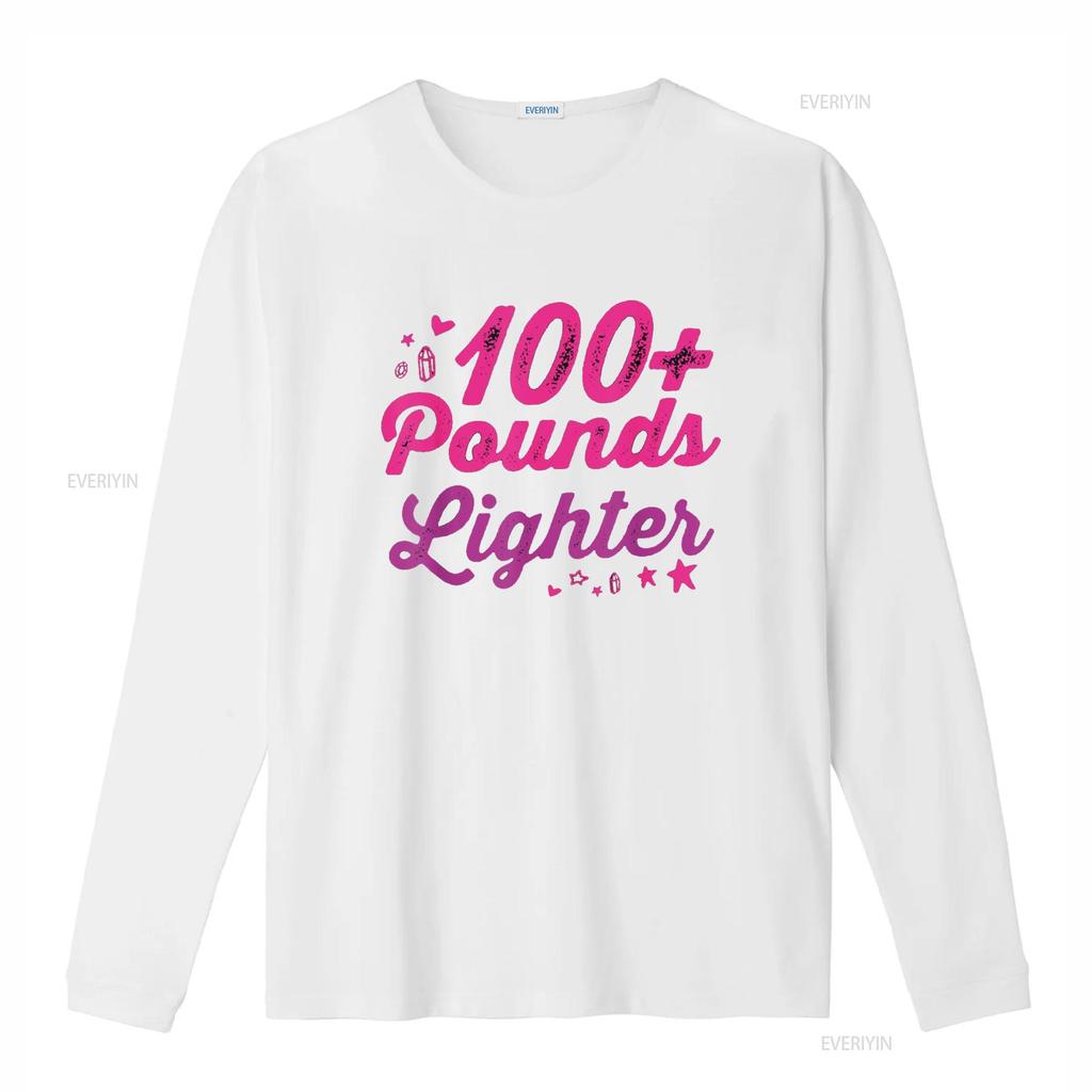 I lost 100 pounds Lighter Health goals Celebration Idea T Shirt vintage Washed Stretched Unisex Casual graphic streetwear