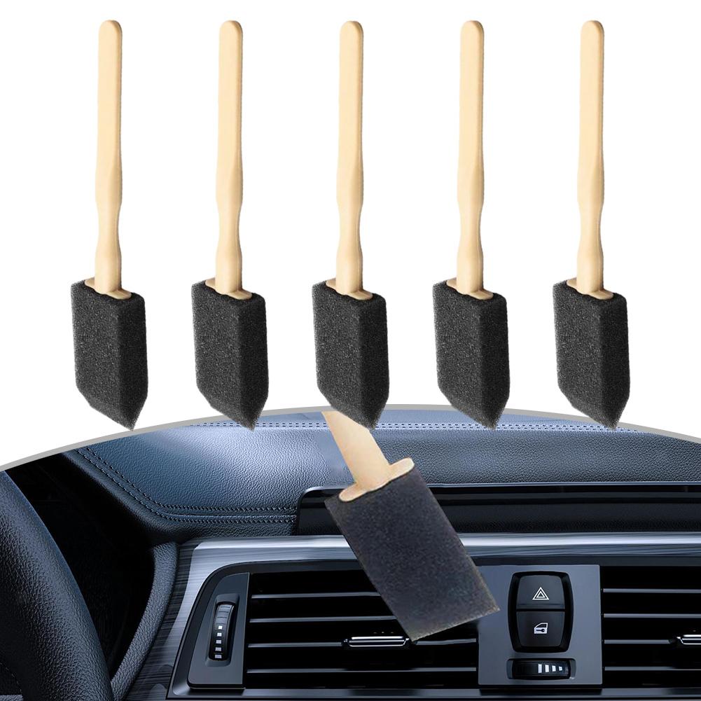 Car Air Conditioner Brush Vent Sponge Brush ABS Plastic