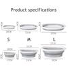Portable Wash Basins Plastic Folding Basins Dorm Room Essentials  Foldable Bucket Basin Wash Basin Bathroom Kitchen Accessories