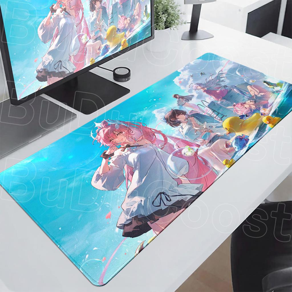 HD Printing Anime Mousepad Wuthering Waves Denia Non-slip Rubber Laptop Gaming Mice Mat 900x400mm Extend Gamer Keyboard Desk Pad