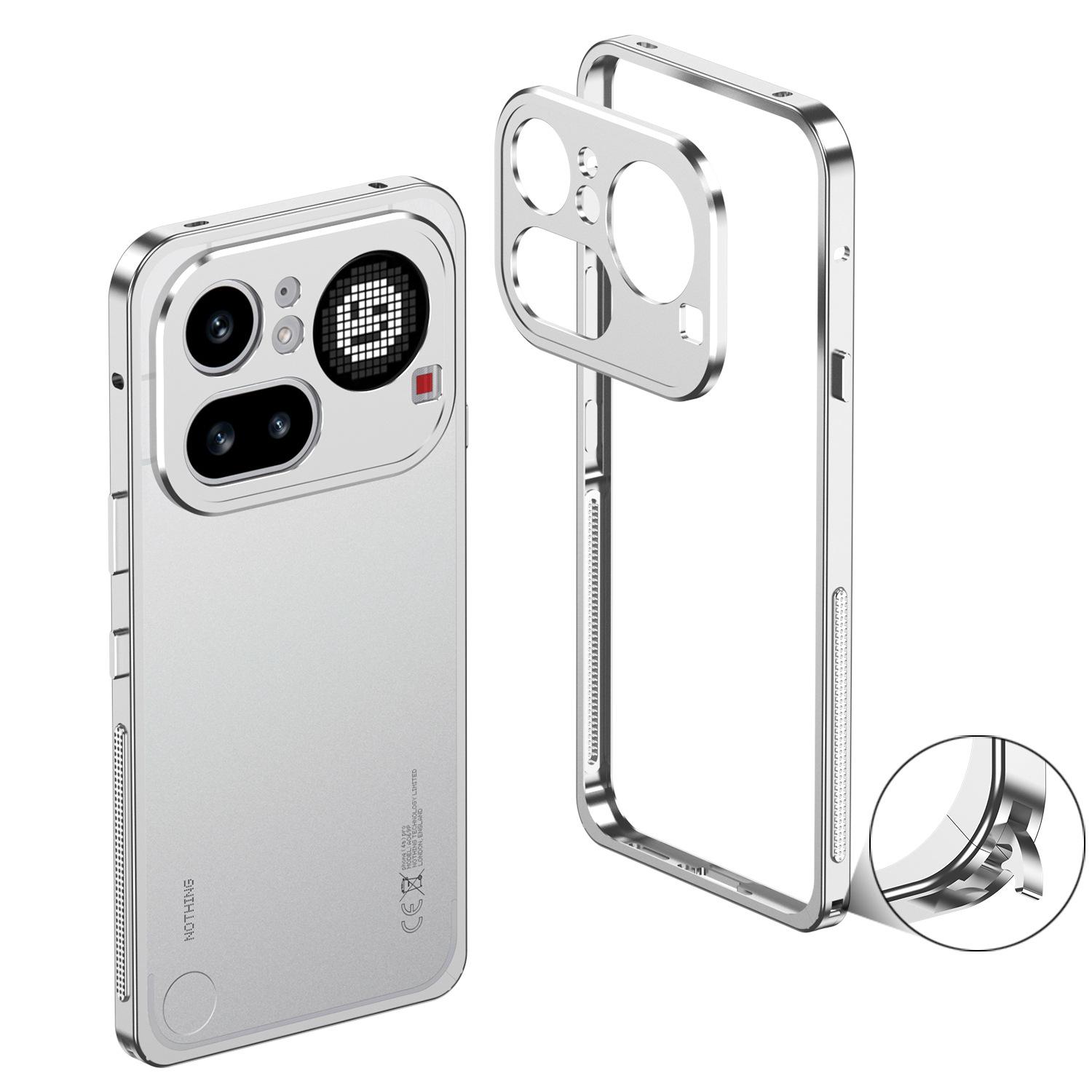 

Ultra-thin Metal Heat Dissipation Phone Case for Nothing Phone 4A/4A Pro phone4a pro [Frame + Lens]