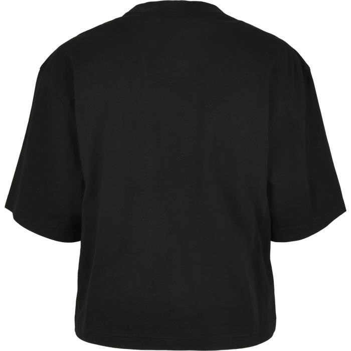 Tricou damă - Urban Classics - Oversized - 100% bumbac organic - Mâneci scurte - Negru