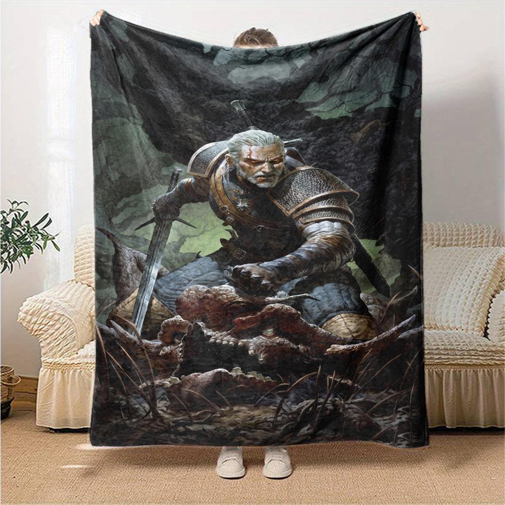 The Witcher 3 Blanket Durable Comfort Great For Office Office Chair Picnics For All Seasons Warmthful Decor Perfect Gift For Relatives And Friends