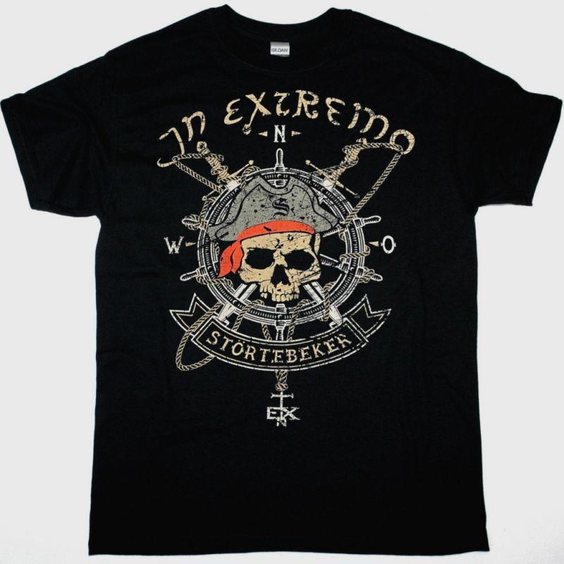 IN EXTREMO STORTEBEKER NEW BLACK T-SHIRT XXL