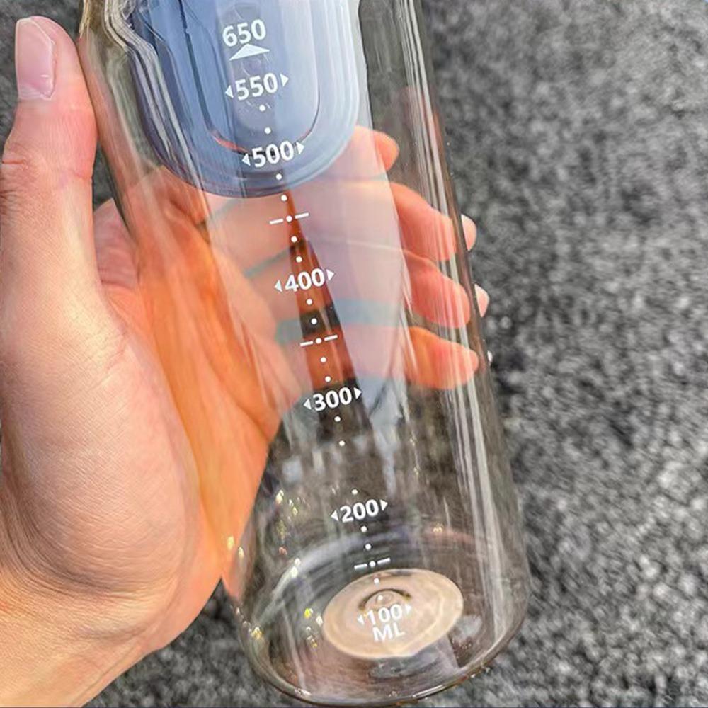 Clear Body Sport Water Bottle 650ml Tea Strainer Bottle Handy Plastic Water Bottle Daily Use