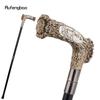 Silver Resin Wolf Tree Root Head Walking Cane Fashion Decorative Steel Stick Gentleman Elegant Cosplay Cane Knob Crosier 94cm