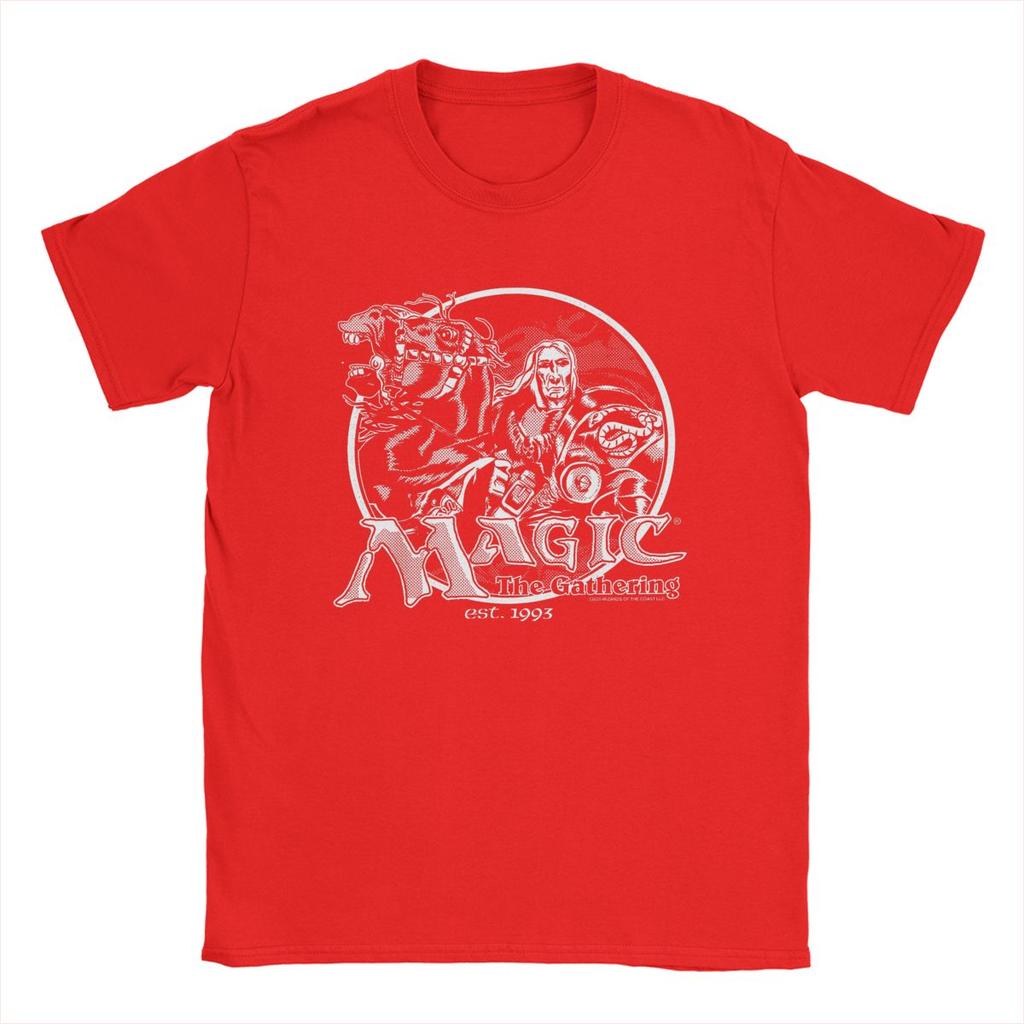 Games Gathering MTG Pánske tričko Retro Logo Vtipné bavlnené tričká Okrúhly výstrih Krátky rukáv Tričko Nadrozmerné merch