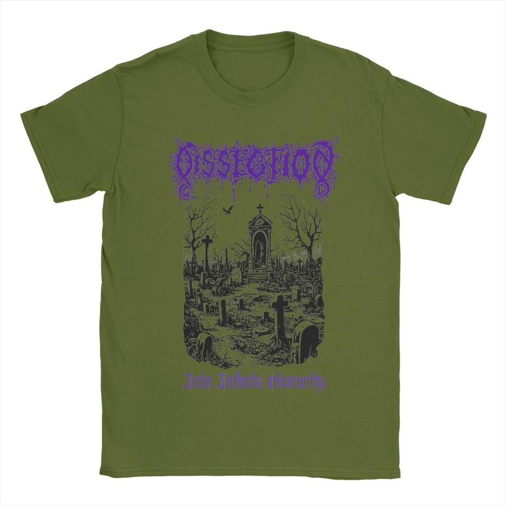Vintage Dissection Into Infinite Obscurity Demo T-Shirt for Men Cotton T Shirt Short Sleeve Tee Shirt New Arrival Clothing
