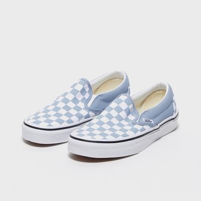 Slip On Color Tiers Checkerboard Azul Pó Vn000bvzdsb1