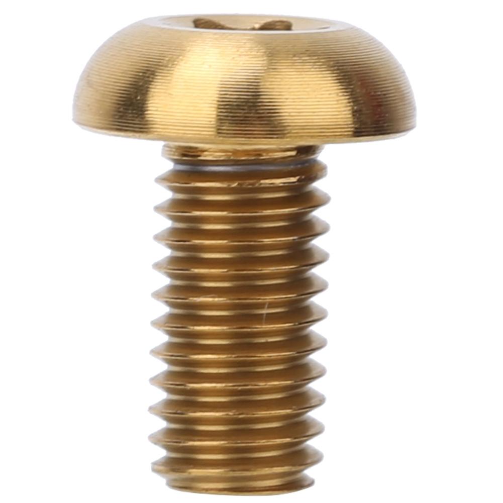 5pcs   Pack Titanium Alloy M5*12 Bicycle Water Bottle Cage Bolts M5*10 Disc Brake Screws