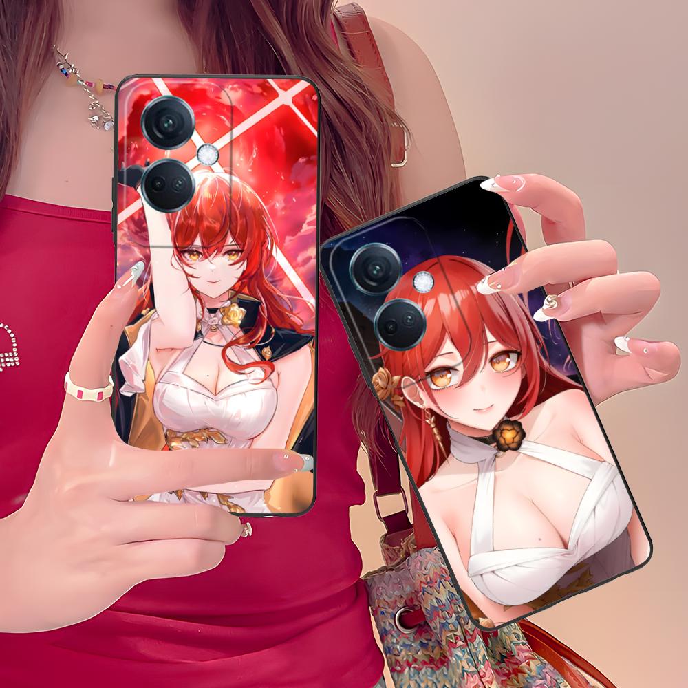 HSR Himeko Matte TPU Mobile Phone Case for OPPO Reno 14 13 12 11 10 9 8 7 6 5 F T Pro 5G Colorful Printing Cover