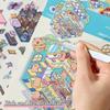 3D Miniature Scene Stickers 20 Sences Cartoon Landscape Sticker Collection Stacking Pasting Pasting Scene Stickers Scrapbooking