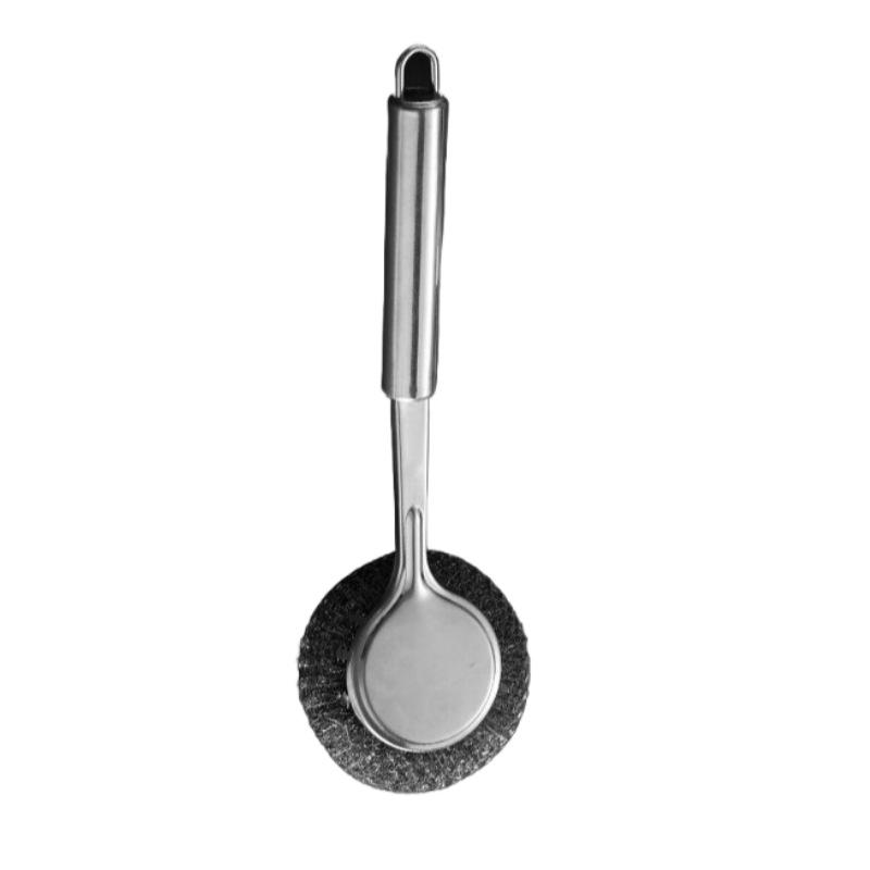 Stainless Steel Long Handle Pot Scrubbing Brush
