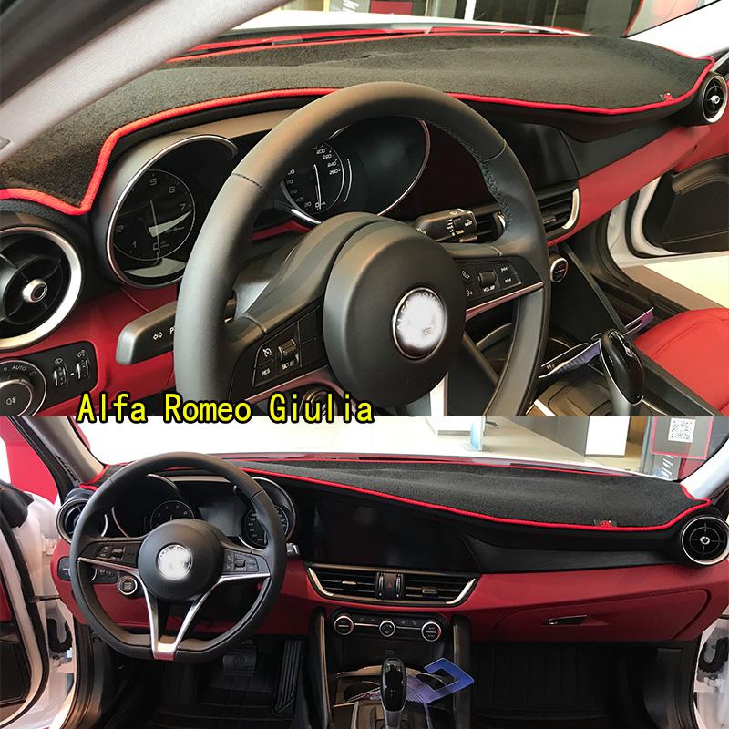 For Alfa Romeo Giulia 952 Dashmat Dash Mat Dashboard Cover Instrument Panel Sunscreen Pad Ornaments
