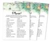 Inkdotpot Bridal Wedding Shower Bachelorette Party Bulk Blank Square Fill In Gift Ideas 50A  Greenery