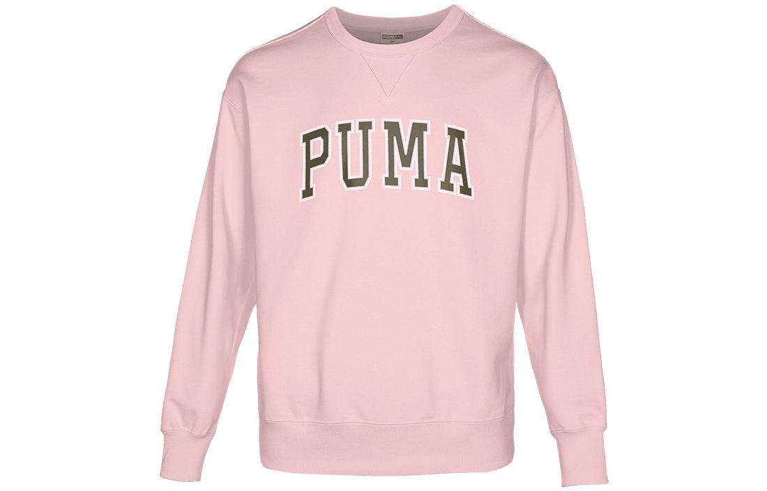 PUMA Sweatshirts Unisex Pink Crew Neck Moderate Regular 536769-16 XXL