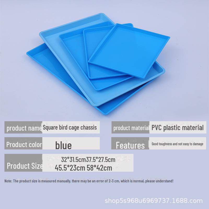 Großer Rabatt Starling Vogelkäfig-Abfallschale - Quadratisches Käfigzubehör