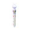 Multicolored Pen Cartoon Ballpoint Pen 10 Color-in-1 Writing Pen Write Smoothly for Student Adult Writing Journaling