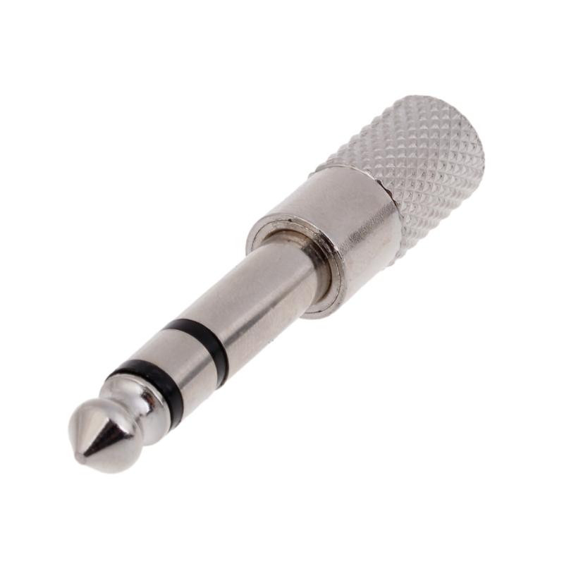 4pack Quality 6.35mm (1/4)inch Male To 3.5mm(1/8)inch Female Adapter 3.5mm Male To 6.35mm Female Plug Headphone Adapter
