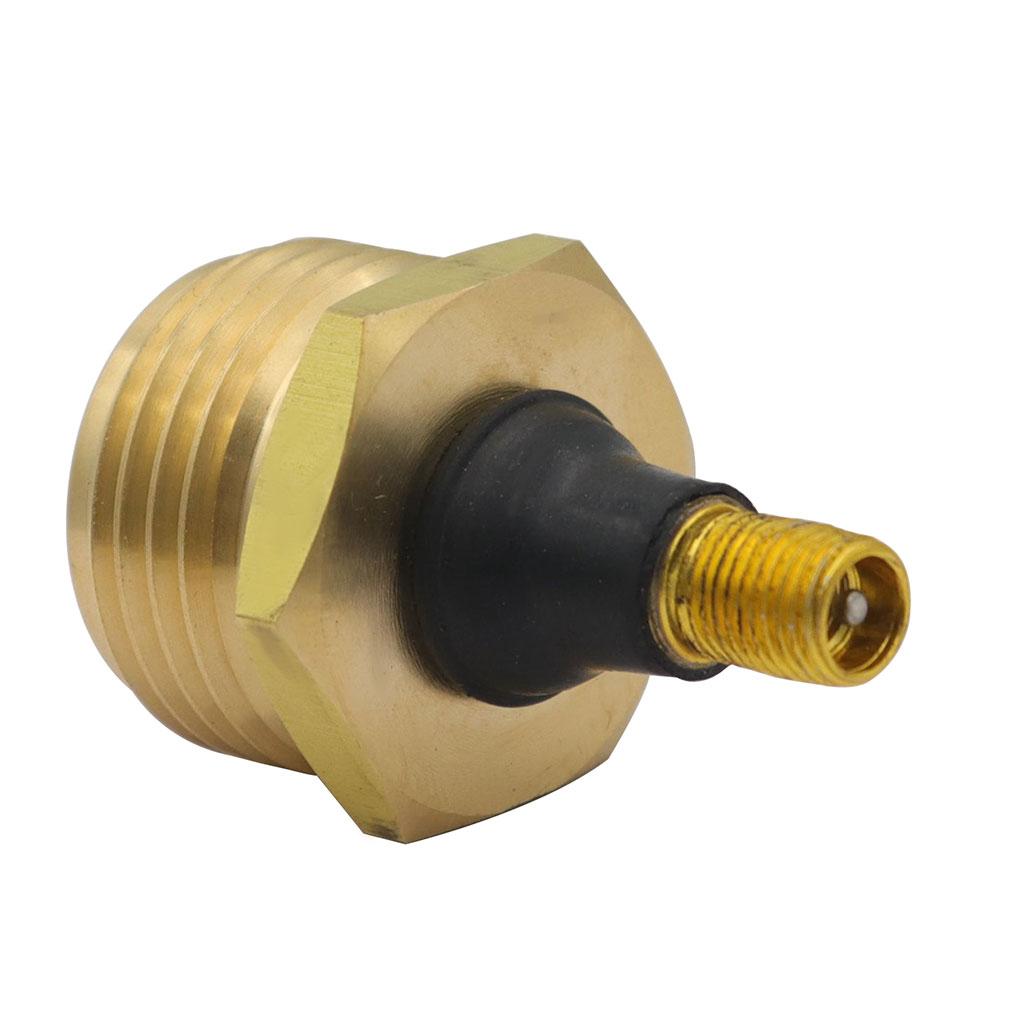 3/4” GHT RV Brass Blow Out Adapter Water Line Plug Winterizing Antifreeze Air Nozzle for Boats Campers Trailers Prevent Freeze