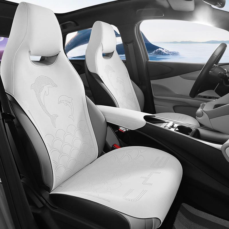 Custom Car Seat Covers For BYD Dolphin 2021 2022 2025 Byd Suede Leather Car Seat Protective Cover Auto Interior Accessories