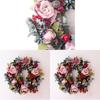 Vintage Peony Wall Decor With Silk Flowers For Home Entryway And Wall Art