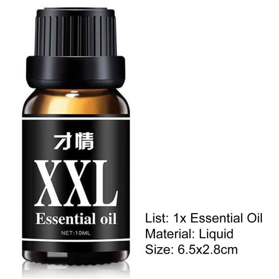 10ml Penis Enlargement Oil Safe Ingredients Allergy Free Quick Absorb Effective Long-Lasting Effect Moisturize Skin Gentle Penis Essential Oil