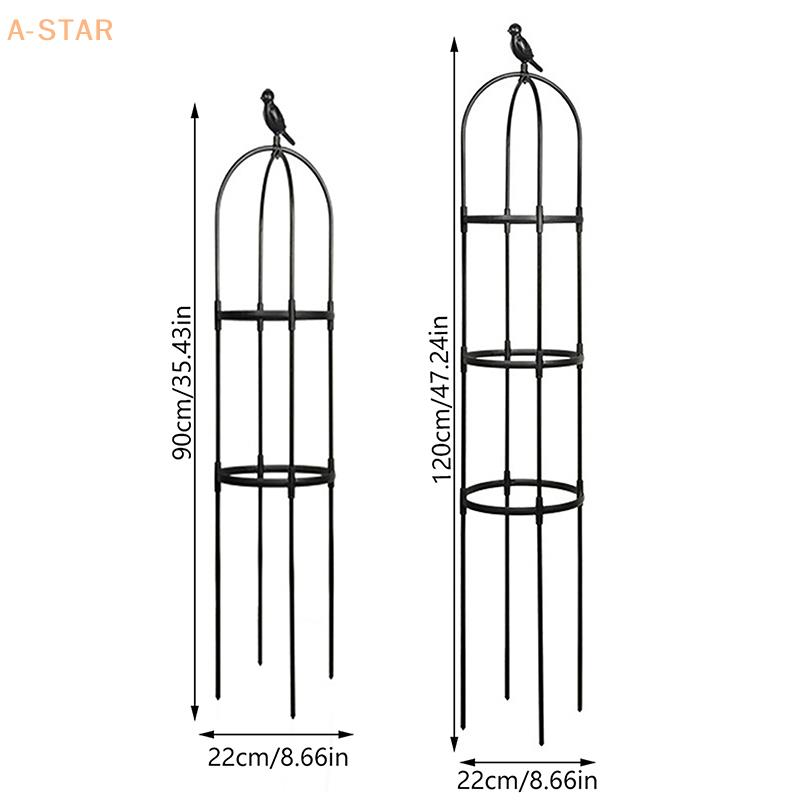 2/3 Floors Climbing Plant Trellis Garden Support Cages For Flowers Plants Support Frame Trellis Climbing DIY Stand