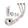 For Adventure CFMOTO 675SR 2024-2025 657NK 2025 Motorcycle Slip On Exhaust System 51 Muffler Header Link Pipe Stainless Steel