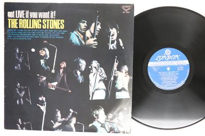 LP Record ROLLING STONES  Got Live If You Want It GP1057 LONDON 1976 Japan Rock Used