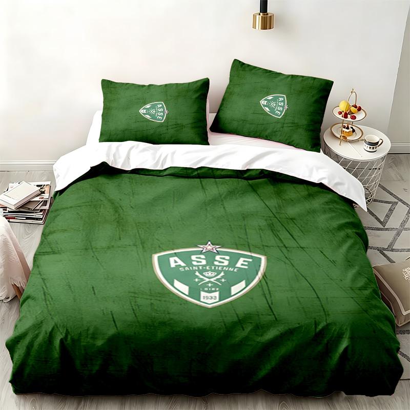AS Saint Etienne 3pc set Perfect for bedroom use Comfortable bedding set includes a duvet cover and two pillowcases Ideal birthday or Christmas gift