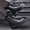 Fashion New Casual Leather Boots Men Stylish Male Comfortable Ankle Boots Outdoor Luxe for Men Boots All-match Classic Walking Shoes