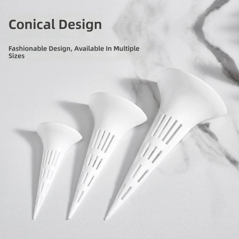 10/20/50Pcs Conical Plant Breathable Watering Device Gasket Soil Aeration Root Garden Plant Bottom Flower Plant
