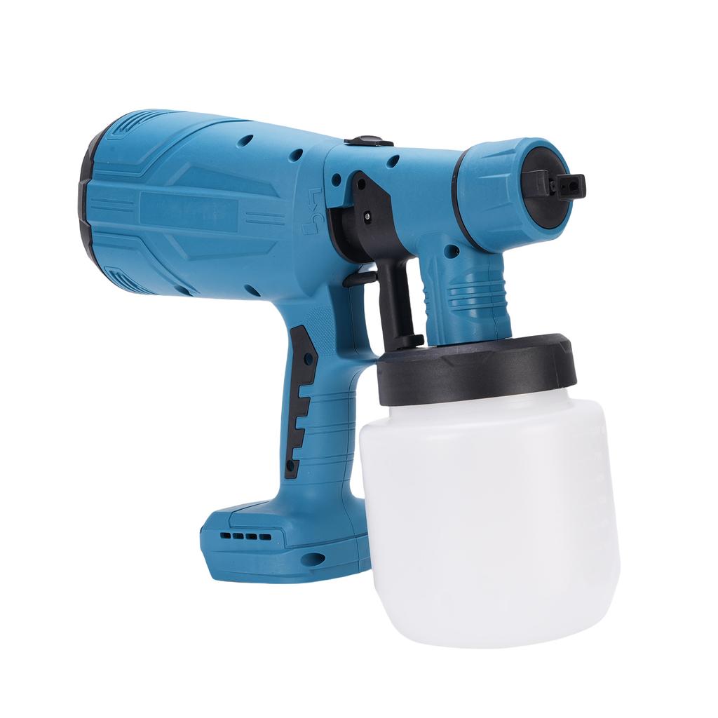 Pulverizator de vopsea portabil fără fir, Pistol electric de pulverizat vopsea, Motor din cupru, 6 duze, 3 pulverizări