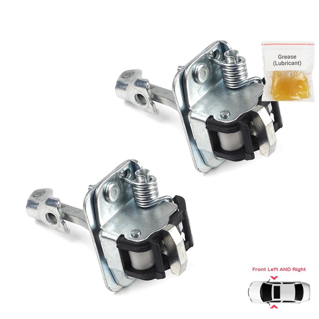 BDP768-1 2 Pieces Front Left AND Right Door Catch Hinge Brake Stop Check Strap Limiter for Peugeot Partner Citroen Berlingo Tepee 2008-2018 9181P2
