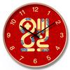 8-inch 20cm clock living room Chinese red wall clock bedroom dining room silent creative festive clock