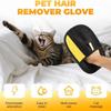 3PCS Double-sided Pet Grooming Gloves Multi-functional Thickened Pet Hair Remover Brush Black Soft Static Dedusting Brush Carpet