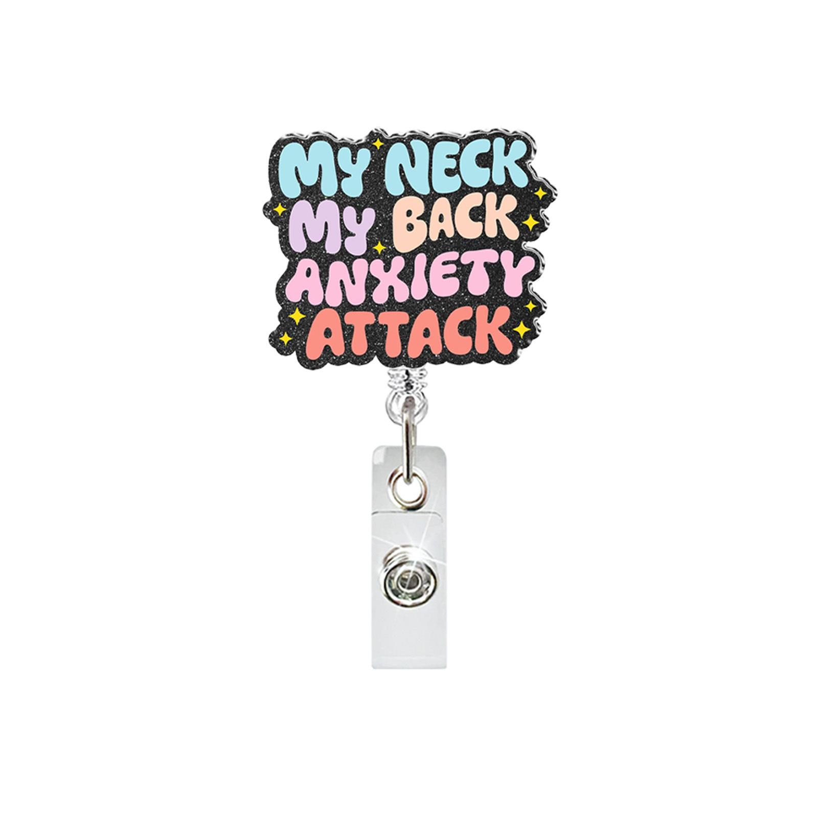 

Metal Badge Holder Colorful Nylon Cord Badge Holder Retractable Badge Holder Multicolor For Doctors Offices Students разноцветный